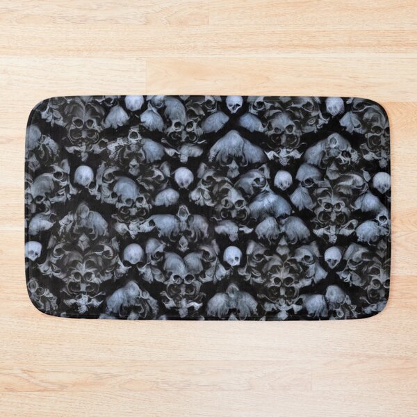Item preview, Surreal Goth Horror Skulls and Bones Pattern | Surreal Horror Skeletons TM11 designed and sold by triciakitty.