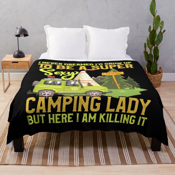 Item preview, Camping T-ShirtSuper Sexy Camping Lady designed and sold by BilyAchose.