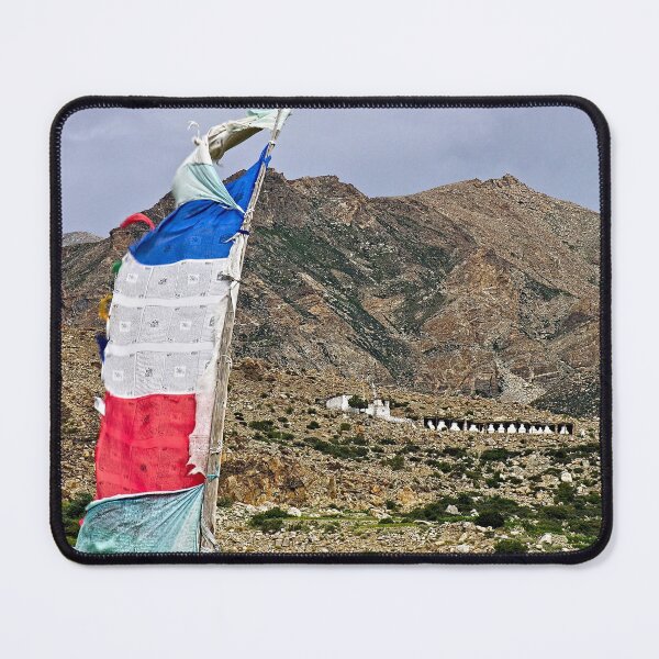 Item preview, Prayer Flag Buddhist Monastery Himalaya Mountains Landscape designed and sold by worldways.