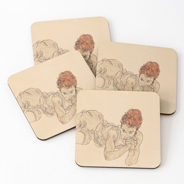 Aperçu de l'œuvre Portrait of a lady by Egon Schiele créée et vendue par Vintage Designs +.