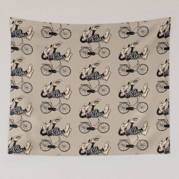 Item preview, DOG CYCLING AND COFFEE PLEASE designed and sold by aydapadi.