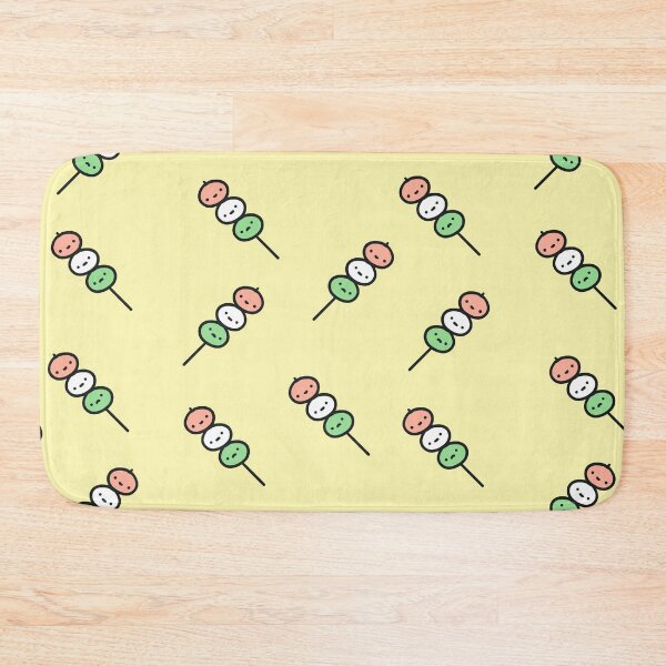 Item preview, kawaii pastel yellow dango design designed and sold by moonbean-art.
