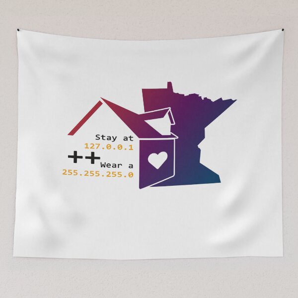 Item preview, Stay at 127.0.0.1 wear a 255.255.255.0 IT IP address  Funny designed and sold by devtshirts.