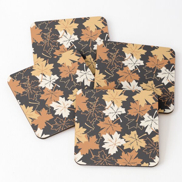 Item preview, Autumn Maple Tree Leaves Quotes & Pattern designed and sold by FlinArt.
