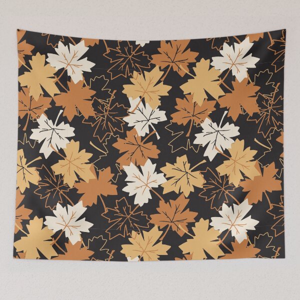 Item preview, Autumn Maple Tree Leaves Quotes & Pattern designed and sold by FlinArt.