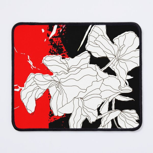 Item preview, Black and red modern flora designed and sold by jeanyun48.