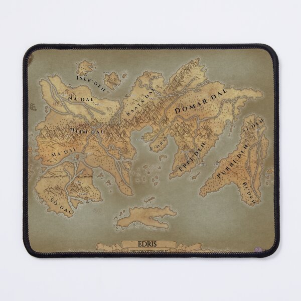 Item preview, Parchment Map of Edris - Remastered designed and sold by Zuperbuu Works.