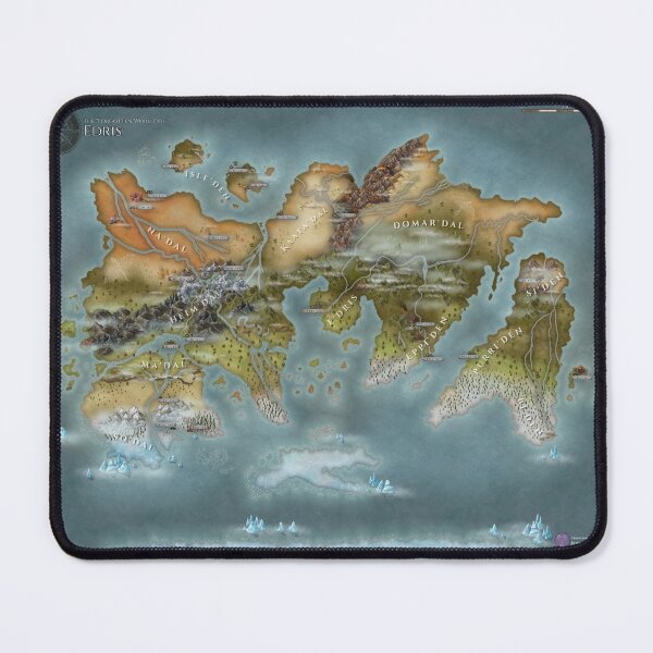 Item preview, Map of Edris - Remastered designed and sold by Zuperbuu Works.