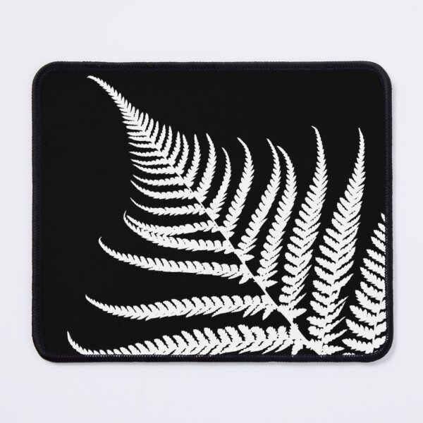Item preview, Black and White Plant Artwork, Fern Leaf White designed and sold by badlydrawnbabe.