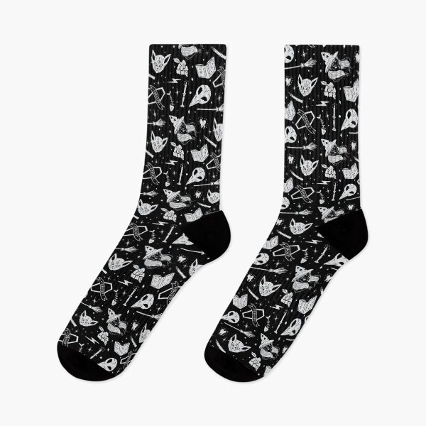 Item preview, Hallowen All Over Print Pattern Design - Witchcraft And Cats designed and sold by MnEmzStudio.