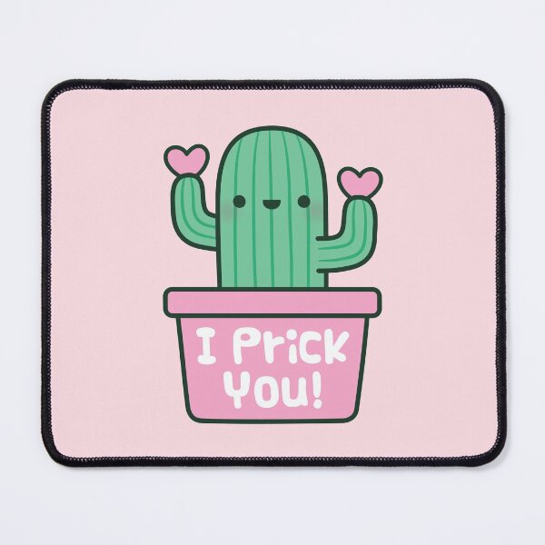 Item preview, Cute Cactus I Prick You Love Pun designed and sold by rustydoodle.