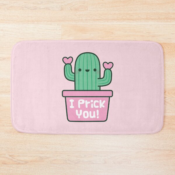 Item preview, Cute Cactus I Prick You Love Pun designed and sold by rustydoodle.