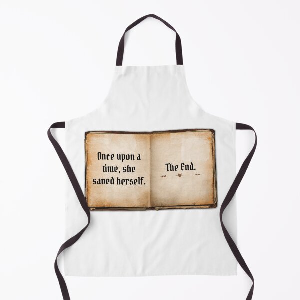 Item preview, Once Upon a Time, She Saved Herself. The End. designed and sold by Martini-Four.