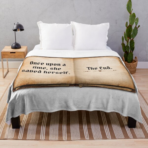 Item preview, Once Upon a Time, She Saved Herself. The End. designed and sold by Martini-Four.