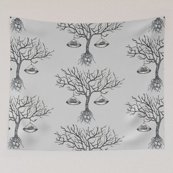 Item preview, 'The Balance Of Heart And Mind' - Hand Drawn Surrealistic Design designed and sold by TaltalimDesign.
