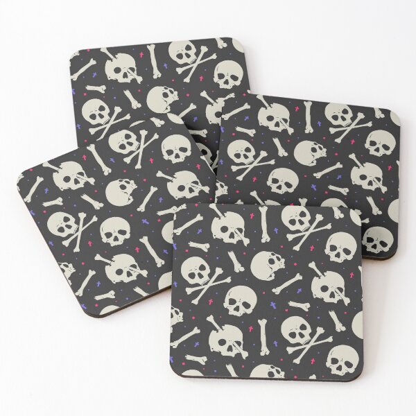 Item preview, Halloween All Over Print Pattern Design - Skulls designed and sold by MnEmzStudio.