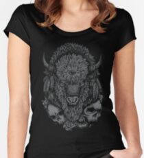 Dark Bison Women's Fitted Scoop T-Shirt