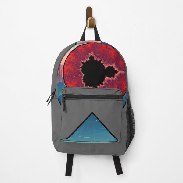 Item preview, Mandelbrot set geometric design with mountains and trees designed and sold by AXIOM13.