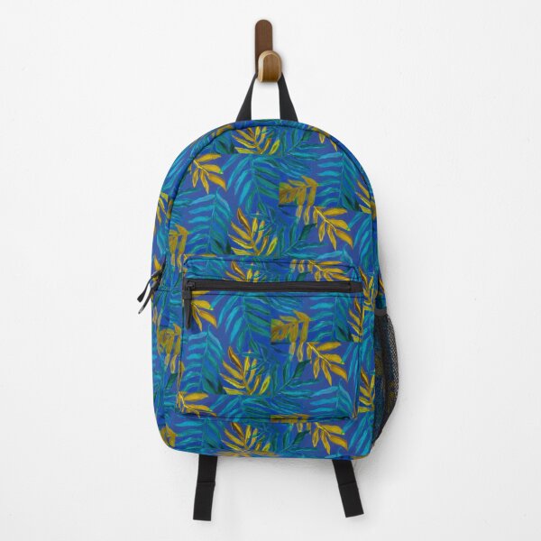Item preview, Blue Tropical Leaves Watercolor Painting by Suzzyrein designed and sold by Suzzyrein.