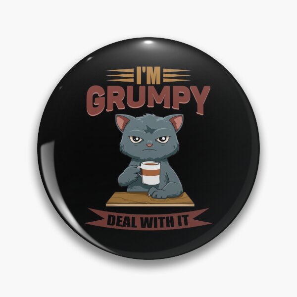 Item preview, Funny Angry Cat Coffee Lover Feline Morning Animal designed and sold by melomedia.