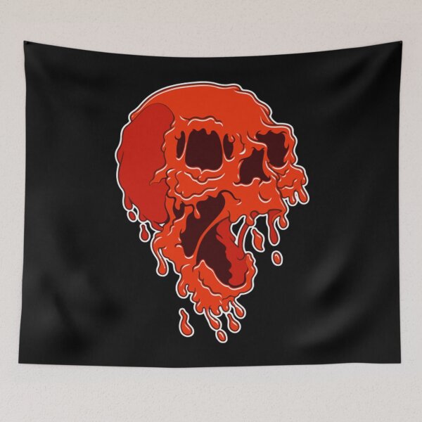 Item preview, Melty Skull T-Shirtmelty Red skull designed and sold by BilyAchose.