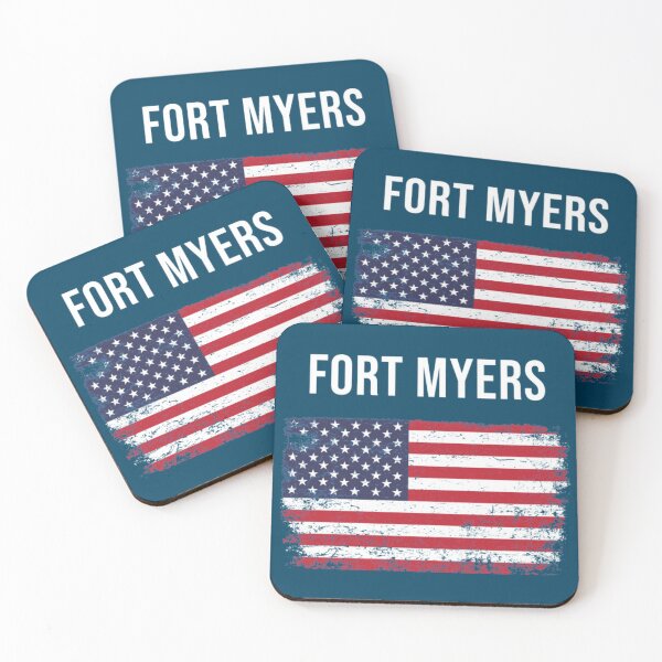 Artikelvorschau, Fort Myers Amerika Flagge Fort Myers entworfen und verkauft von Mozervoer.