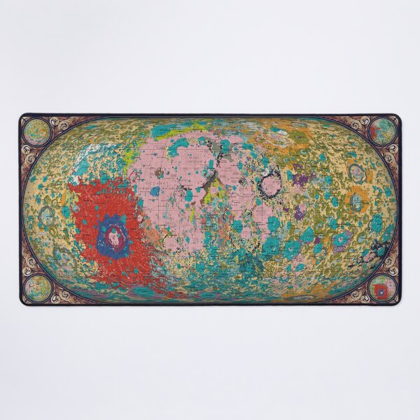 Geology of the Moon Desk Mat