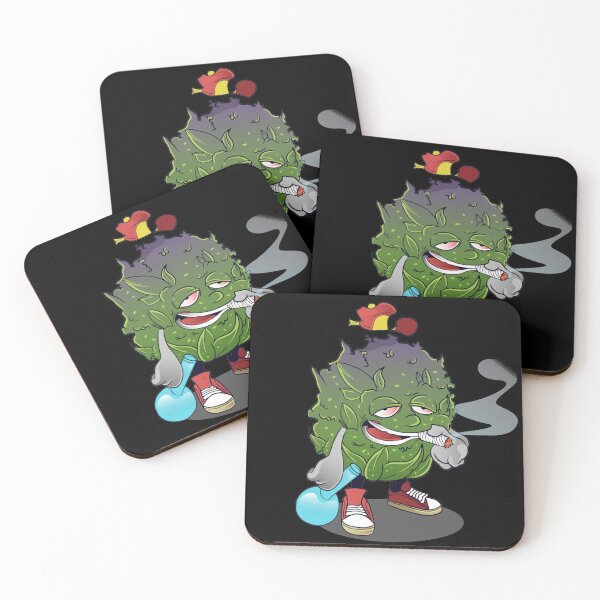 Item preview, High life green weed leaf monster  designed and sold by Golden-place.