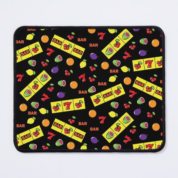Item preview, Casino Lucky Slots Cherry Melon Lemon Fruit Pattern designed and sold by HotHibiscus.