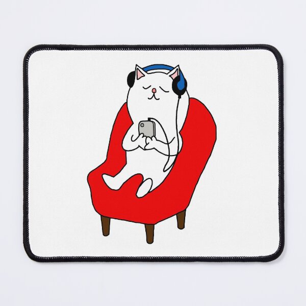 Item preview, Chillin' White Cat designed and sold by imphavok.