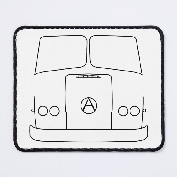 Item preview, Atkinson Borderer truck outline graphic (black)  designed and sold by soitwouldseem.