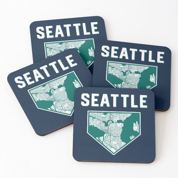 Item preview, Seattle Baseball City Home Map designed and sold by toutwearapparel.