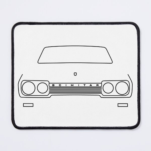 Item preview, Reliant Scimitar classic car outline graphic (black) designed and sold by soitwouldseem.