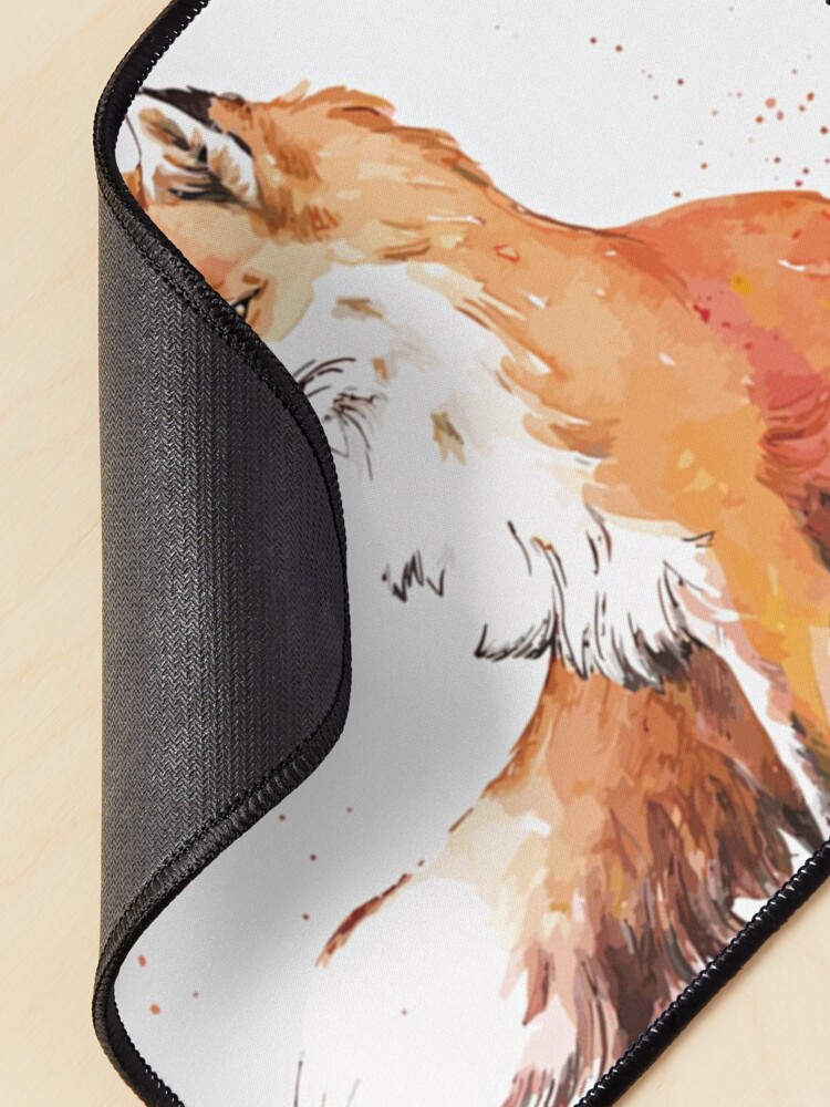 Alternate view of Beautiful Fox Mouse Pad