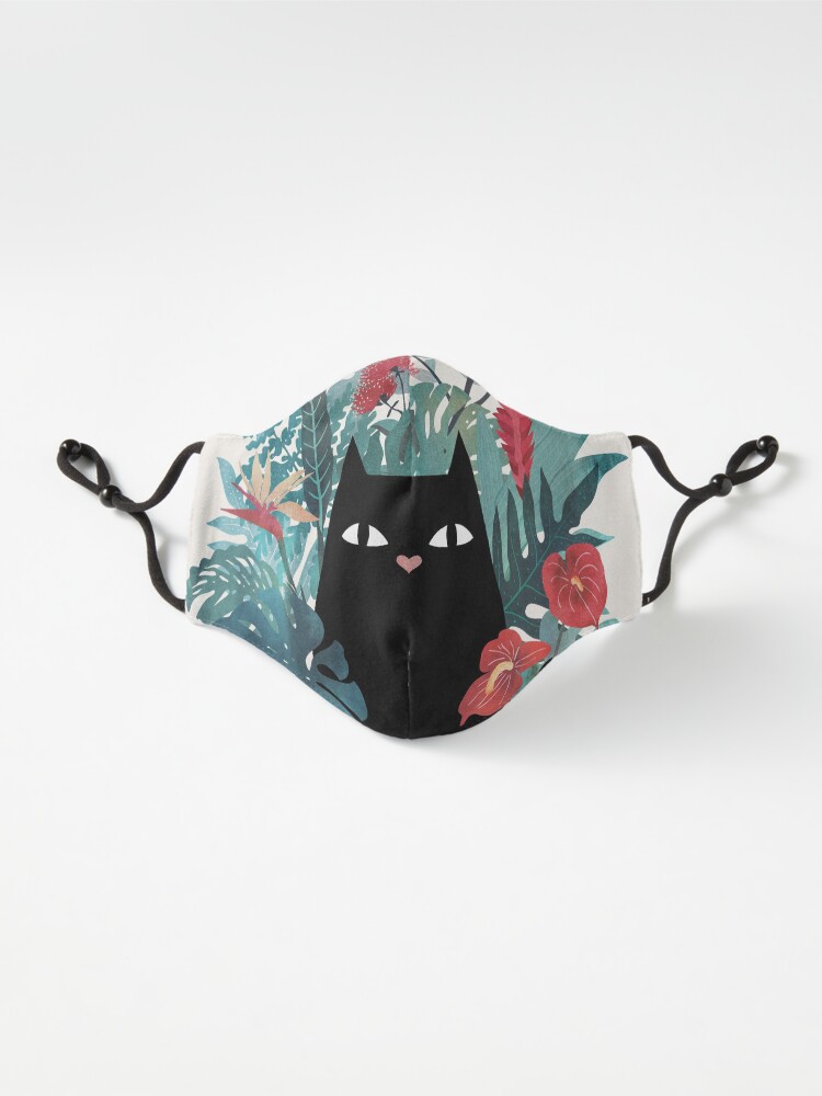 Alternate view of Popoki Mask