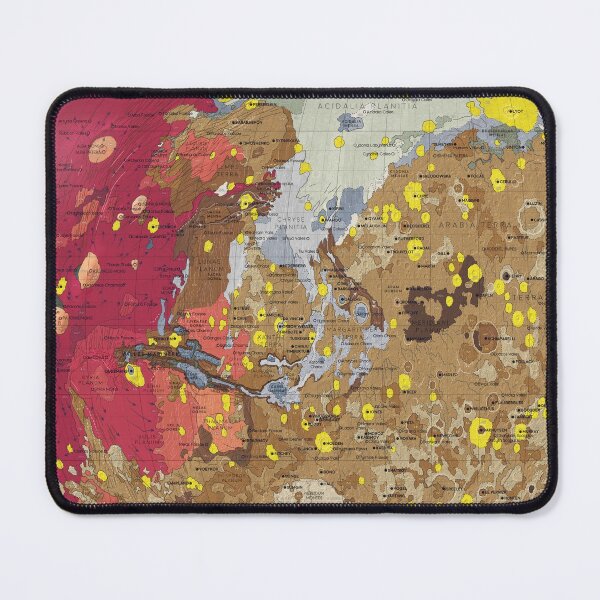 Geology of Mars Mouse Pad