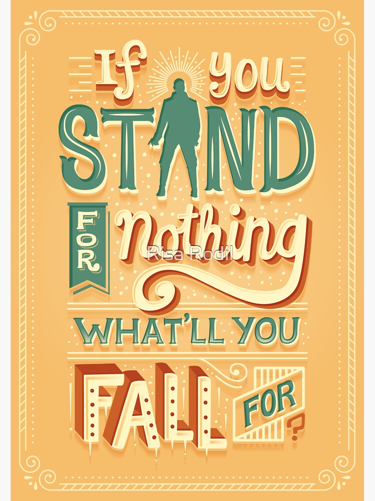 "Make a stand" Sticker for Sale by risarodil Redbubble