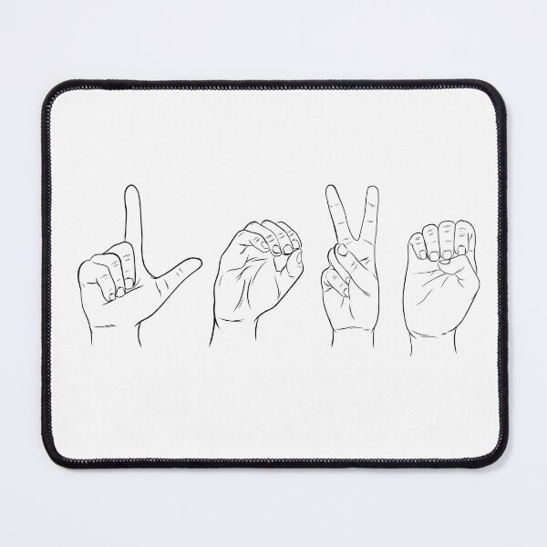 Item preview, L-O-V-E Outline designed and sold by rmcbuckeye.