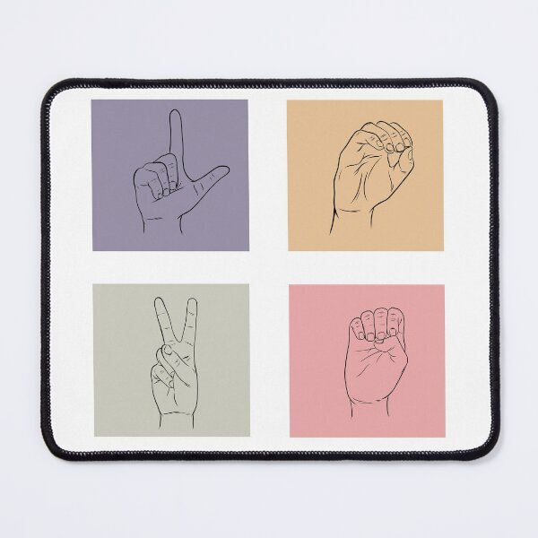 Item preview, L-O-V-E: Pastel (Outline) designed and sold by rmcbuckeye.