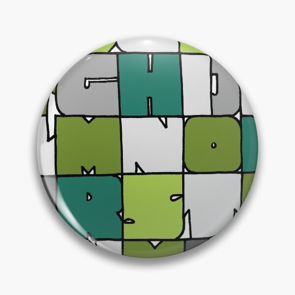 Item preview, Green Alphabet designed and sold by NitArtCafe.