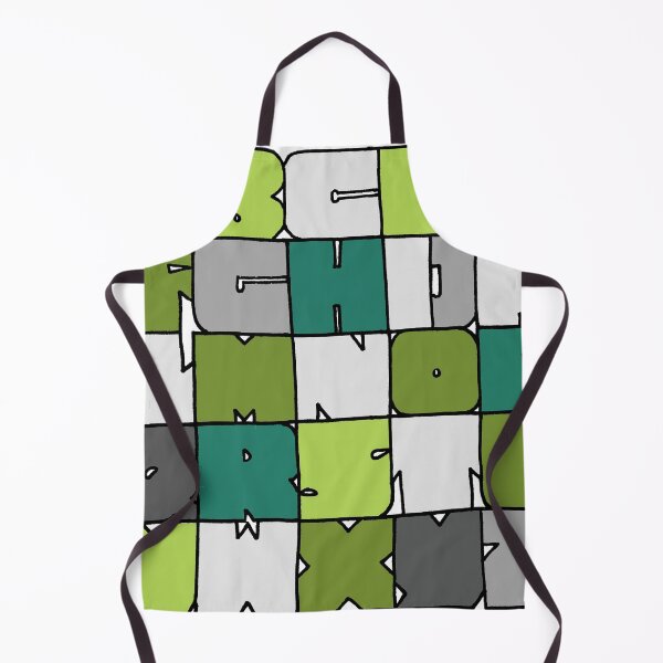 Item preview, Green Alphabet designed and sold by NitArtCafe.