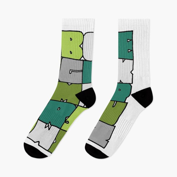 Item preview, Green Alphabet designed and sold by NitArtCafe.