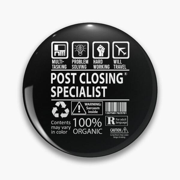 Item preview, Post Closing Specialist T Shirt - MultiTasking Certified Job Gift Item Tee designed and sold by elviakenni.
