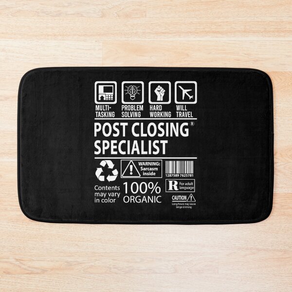 Item preview, Post Closing Specialist T Shirt - MultiTasking Certified Job Gift Item Tee designed and sold by elviakenni.