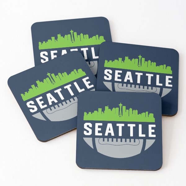 Item preview, Vintage Downtown Seattle Washington Skyline Football designed and sold by toutwearapparel.