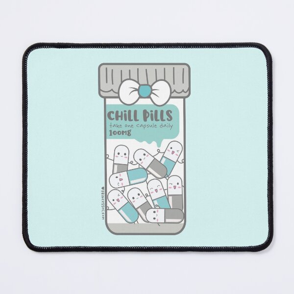 Item preview, chill pills cute pills cartoon designed and sold by princessmi-com.