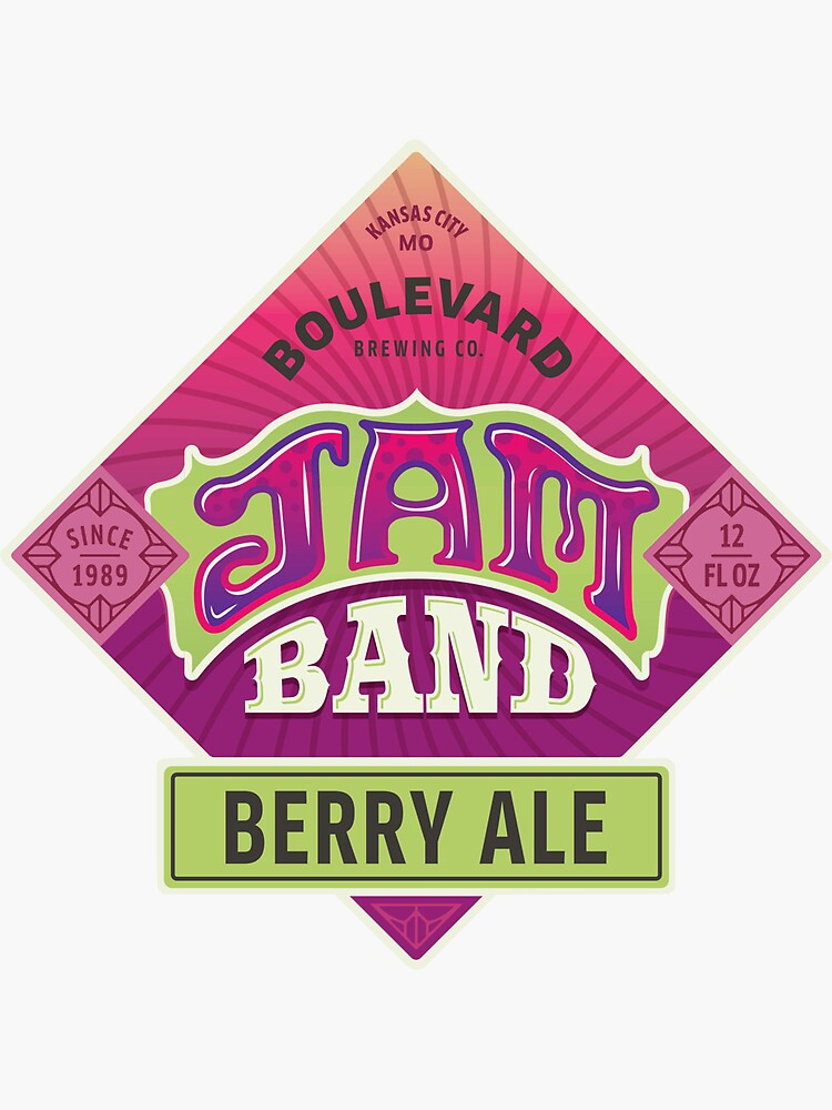 "Boulevard Brewing Jam Band Official" Sticker for Sale by chestehoore
