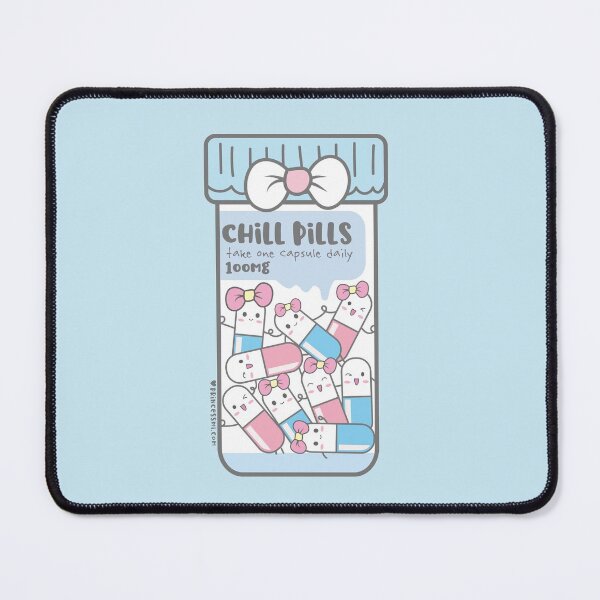Item preview, chill pills cute pills cartoon designed and sold by princessmi-com.