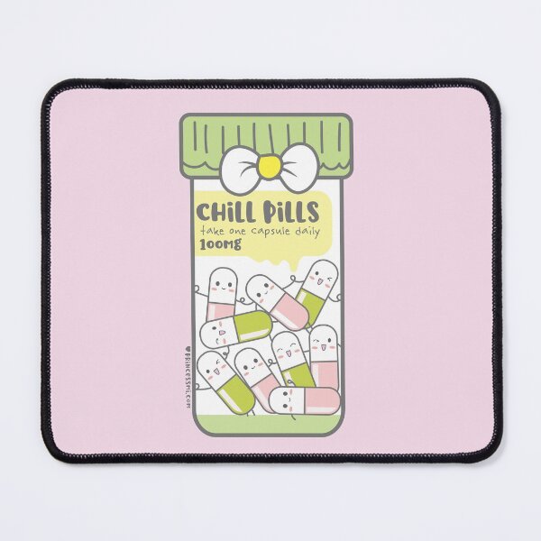 Item preview, chill pills cute pills cartoon designed and sold by princessmi-com.