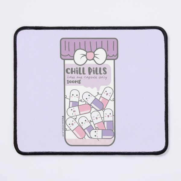 Item preview, chill pills cute pills cartoon designed and sold by princessmi-com.